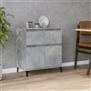 Generico Credenza Grigio Cemento 60x35x70 cm in Legno Multistrato,Buffet e credenze,819688