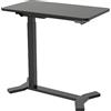 ESMART EAC-121BB tavolino elettrico su ruote | 70 × 40 cm, nero, altezza 65-103 cm, tavolino mobile per laptop, letto, divano, cameretta e home office