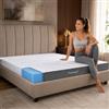 Arensberger Materasso in schiuma gel Anna 120 x 200 cm - 13 cm NANOCELL® Gel Foam - Grado di durezza H3 - Traspirante - Rivestimento rimovibile 240 g/m² - Lavabile fino a 60 °C - Materasso