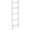 Vicco Scaffale a scala Klivo, Bianco, 44.5 x 160 cm