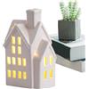 Lpoppcx Casette di Natale in Ceramica - Casa in Ceramica con Luce A LED | Decorazione Natalizia per Scrivania | per La Casa per Le Feste Il Tavolo Gli Interni La Mensola del La Festa L Esposizione