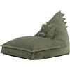 icon Dinosauro Pouf Bambini, Poltrona Sacco con Riempimento, Verde