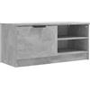 vidaXL Mobile Porta TV Grigio Cemento 80x35x36,5 cm Legno Multistrato