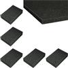 mmasport Gomma Piuma Grigia per Imbottitura Schiuma espansa Cuscini divani sedie Pallet Giardino Protezione imballaggio modellismo densità 25 kg/m3 (40x30x2 cm (x 5 Pezzi))