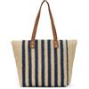 HomKuch Sacchetto di paglia da donna Estate Spiaggia Tote Borsa a tracolla bohemian intrecciata