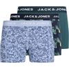 JACK & JONES Jacjake Lemon Trunks 3 Pack, Blazer Blu Marine, XX_l (Pacco da 3) Uomo