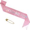 Bomtop Fascia Pensione Donna, Pensionata dell' Anno Regalo Donna, Gadget Festa della Donna Pensionato Decorazione Addobbi Regali Festa di Pensione Party Donna, Idee Regalo Festa della Donna Regalo