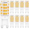 YIIFELL G9 Lampadine LED, 8 Pezzi Luce Bianca Calda 5W 3000K 500Lm Equivalente 40W Lampada Alogena, 220-240V Angolo a fascio 360 °, Non Dimmerabile, lampadina g9 led per Soggiorni,Camere da Letto,Corrido