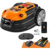 Lawnmaster OcuMow®18 Toscabaldì Robotico Senza Filo 800㎡ Batteria 4Ah, Navigazione Ottica, Evitamento di Ostacoli, Stazione di Carica Automatica, Funzione Zona Vietata, WiFi & Bluetooth App Control
