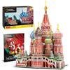 CubicFun Puzzle 3D San Basilio Mosca, Modello Architettura 224 Pezzi