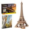 CubicFun Puzzle 3D Torre Eiffel Parigi, Modello Architettura 80 Pezzi