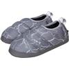 KingCamp Ciabatte da campeggio unisex calde pantofole invernali morbide con suola in gomma antiscivolo e borsa per il trasporto, Volcapetra M, 27 * 13.5 * 9