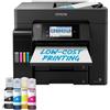 Epson STAMPANTE EPSON MFC INK EcoTank ET-5855 C11CJ29406A4 32PPM 4in1 ADF F/R LCD 550FG USB LAN WIFI DIRECT - C11CJ29406