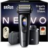 Braun NEVO Rasoio Elettrico Barba, Custodia Da Viaggio, NEVO11015C, Grafite