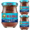 Rizzoli Filetti di Alici del Mar Adriatico in Olio 100% Italiano in Vaso 80g - Confezione da 3