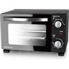 Melchioni Family | Forno Elettrico Modello DEVIL 11 con Capacità 11 litri, Temperatura regolabile fino a 230°C, Timer 30 Minuti, Colore Nero