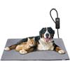 Toozey Tappetino riscaldante per cani e gatti, per interni, 90 x 60 cm, temporizzazione e temperatura regolabili, sicura, elettrica per animali domestici, morbida coperta termica per neonati, gatti e