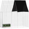 vidaXL Gabbia per Conigli Argento 200 x 100 x 210 cm Acciaio zincato