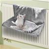 DAJASD Amaca per Gatti Termosifone, Cuccia Termosifone Gatto, Letto Radiatore per Cani e Gatti Caldo e Accogliente Letto per Radiatore per Animali Domestici(Grigio, 45 x 30 x 24 cm)
