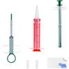 Kare & Kind 3x Sparapillole per Animali Domestici - Dispenser di Farmaci - Siringa Sparapillole per Compresse, Pillola, Capsule - Utilizzare per Acqua, Latte Artificiale, Polvere