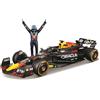 Burago Bburago - Red Bull RB20 Verstappen, Modello Scala 1:24, Figure Pilota | Modellino F1 RB20 #1 Verstappen Scala 1:24 con Personaggio, Replica Dettagliata Licenza Red Bull, Età 14+