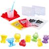 Simba Jelly Gelz Besties - Set di figure in gel fai da te, selezione casuale, gel e forme per 2 personaggi, con bicchiere miscelatore e bacchette, giocattolo creativo dai 6 anni in su