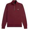 FRED PERRY Uomo Fred Perry Felpa Mezza Zip Logo