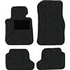Alpha-Tex Produktions- und Handels GmbH Tappetini adatti per BMW 2er Tipo F22, F23, F87 (Costruzione 2012 - attuale), Robust antracite | 4 pz. | Bordo nero