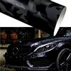XhuangTech Rotolo di pellicola in vinile mimetico per auto, colore nero, per auto, per lo styling di interni, per il corpo, per auto, con pellicola adesiva mimetica, senza bolle d'aria (45 x 152 cm)