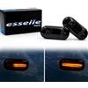 Esselle Parts Coppia Frecce Laterali Nero Fumé Progressive Dinamiche A Led per Ford C-Max MK1, Fiesta MK5, Focus MK2, Fusion, Plug and play Canbus nessun errore