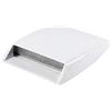 Keenso Scoop Air Flow Vent Hood, Universal Car Air Flow Aspirazione Scoop Turbo Bonnet Vent Cover Sticker Hood Nero(bianca)
