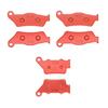 MEXITAL Pastiglie freno Ceramica organico Anteriori + Posteriore per XT 660 Z Tenere (Non ABS) (08-16) / XT 660 ZA Tenere (ABS) (11-16)