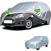 Generico personalizzato telo copriauto Compatibile con Ford C-MAX 2014-2019,protezione solare,dalla pioggia,dal vento,dalla polvere,adatto a tutte le stagioni(silver green)