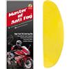 XII WANG YE XII WY Scudo Pellicola antiappannamento per casco moto universale, inserto lente visiera gialla resistente all'appannamento 9.5cm X 24.5cm