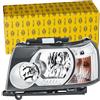 HELLA 1EF 354 025-091 Alogeno-Faro principale ECE, per veicolo circolazione Dx, anteriore Sx