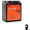 farbrothersonline COMPATIBILE CON HONDA SH i 150 dal 2017 al 2019 BATTERIA GIA' PRONTA ALL'USO MALOSSI MTZ8V IN GEL ATTIVATA IN FABBRICA 7 AH AMPERE 12V