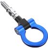 Mobestech Gancio di Traino Sportivo per Paraurti Anteriore in Lega di Alluminio Blu, Facile Installazione, Pieghevole, per Auto da Corsa e Modifiche