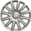 RYELDOM Set 4 Coppe Ruota 15 Pollici per Ford Fiesta dal 2008, Copricerchi Universali per Cerchi in Acciaio, Resistenti, Montaggio Facile, Design Auto