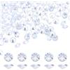 SUPERFINDINGS 200 Perle di Zircone Cubico con Foro da 1mm Pendenti A Forma di Diamante, Charme in Cristallo di Strass Trasparente per La Creazione di Gioielli Collana Orecchini Bracciale 5mm