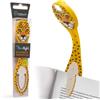 Gifts for Readers & Writers Thinking Gifts Flexilight LED 2 in 1 - Leopardo | 2 batterie incluse, luce da lettura a clip, segnalibro 2 in 1, piccola, leggera e luce soffusa