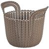 Curver Knit Cesta Tonda XS - 3 Lt - 23X19X19H Marrone