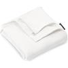 PinkZebra Coperta per bambini in mussola bio-double garza, 100 x 75 cm, 100% cotone biologico, prodotto in UE, certificazione GOTS, bianco