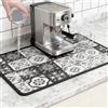 AetherAurora Tappetino Macchina Caffe Antiscivolo, 60 X 40cm per Cucina, Bancone
