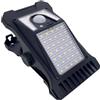 Suprema, Clip LED Solare con Sensore di Movimento, Lampada da Esterno IP54, 250 Lumen, 45 LED, Ricarica USB-C, 3 Modalità di Luce, Luce Naturale, Batteria 4000mAh, Installazione a Parete o Clip