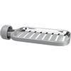 Generico Porta Sapone Per Doccia Senza Foratura- 304 Acciaio Inox Mensole Per Doccia-Porta Spugna Lavandino Cucina Per Asta 20-27mm (Grigio)