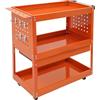 Ciounmb Carrello portautensili, carrello da officina, scaffale, cassetto, ruote, 249 kg