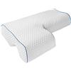 Baitang Cuscino per coppie, in memory foam, anti-pressione, ad arco, per collo e spalle