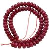 fkngcp Perle di Pietra gemella Naturale, Perle di Pietra gemella sfaccettate da 5x8mm, Granato Rosso Sciolto per Braccialetti Fai -da -Te, collane, Orecchini e Decorazioni.