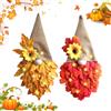 OMIGA 2 Pezzi Ghirlanda Autunnale Decorazione Porta Ingresso | 2 Stringa Luminosa Piccola Decorazioni Autunnali Gnomi per Interni per Caminetto e Natale Decorazione Porta Ingresso
