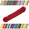 CARTONARE Cordoncino in gomma da 2 mm, 3 mm, per cucito, fai da te e attività all'aperto, elastico (171), rosso, 3 mm x 5 m